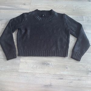 H&M Black Cowl Neck Sweater
